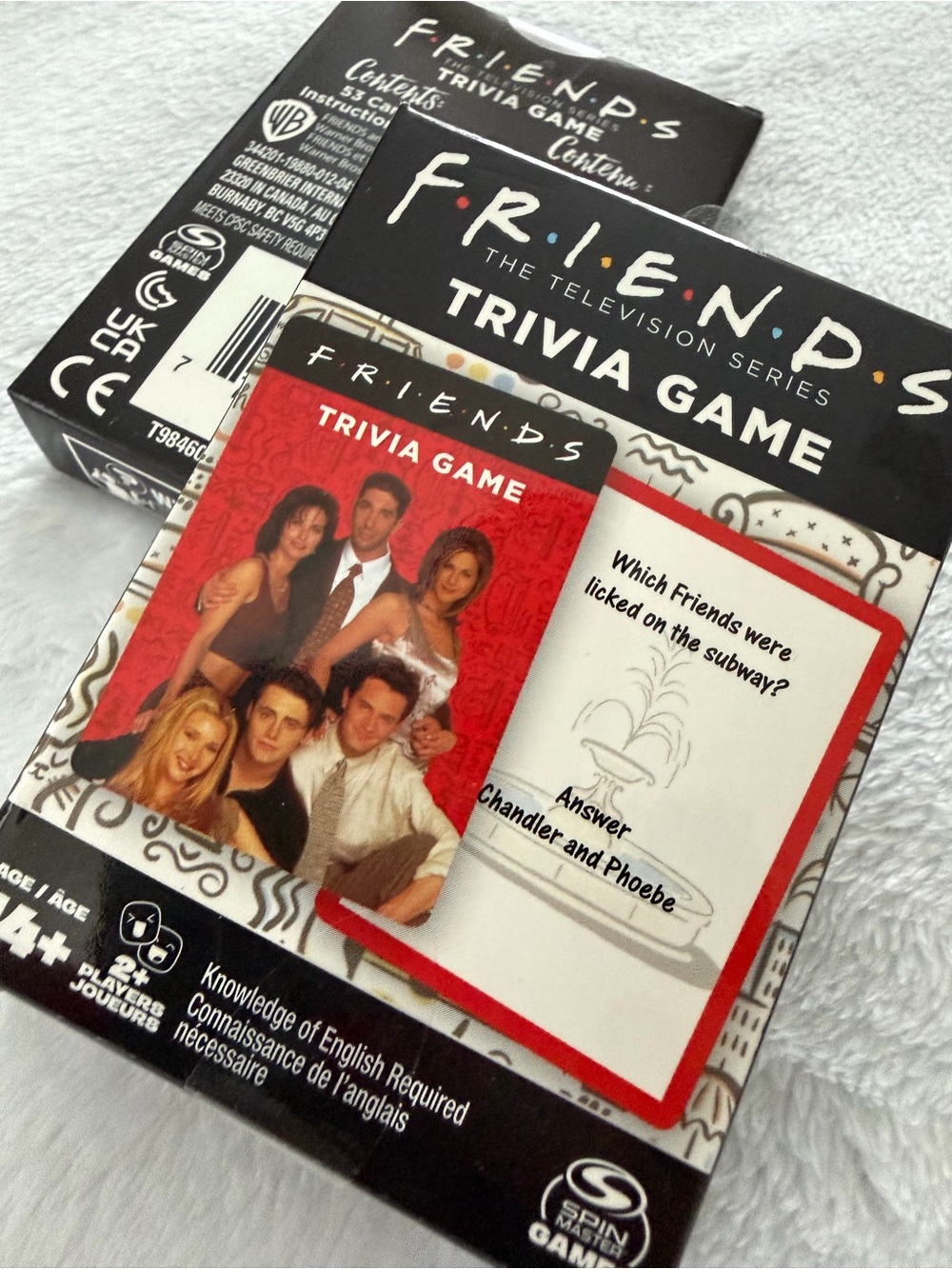 FRIENDS TV Trivia Card Game